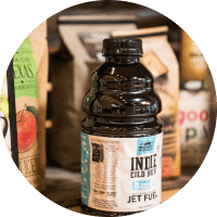 Indie Cold Brew Jug of Indie cold brew coffee